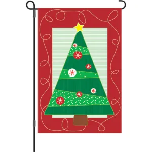 12 in. Christmas Garden Flag - Soho Christmas