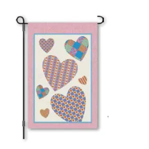 12 in. Valentine's Day Garden Flag - Amore