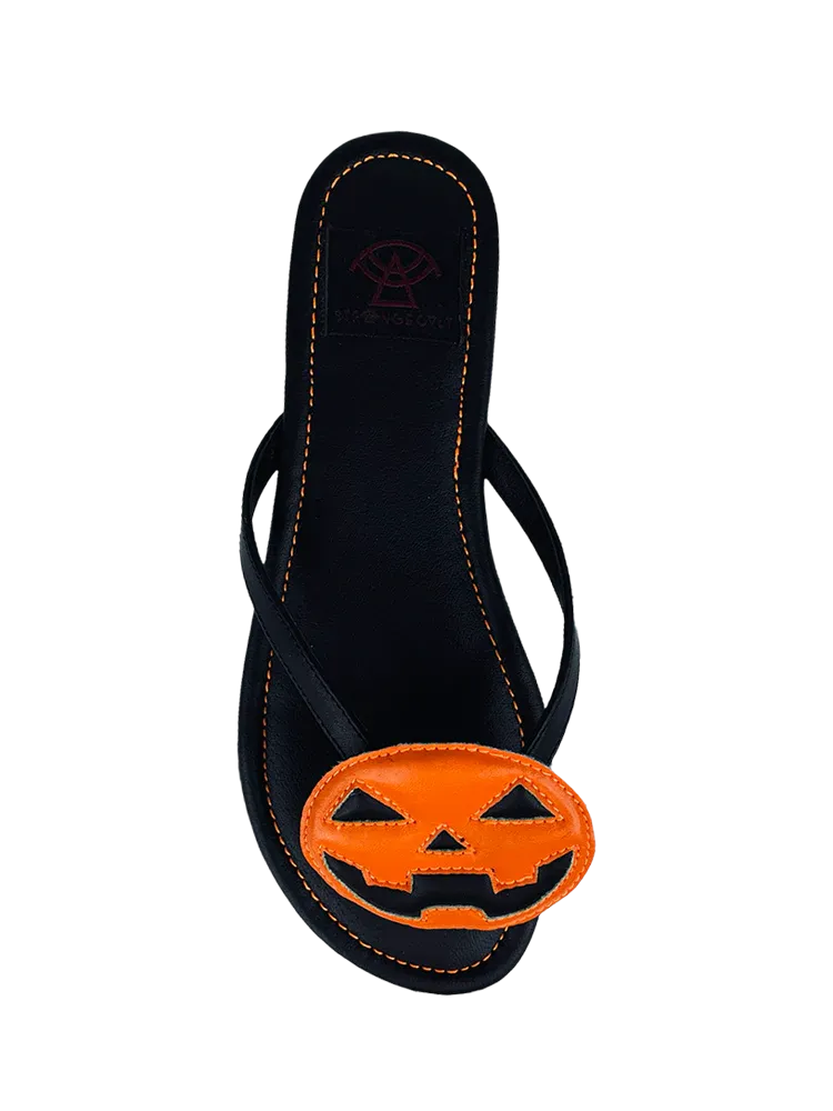 BETTY JACK'O'LANTERN ORANGE/BLACK Sandal