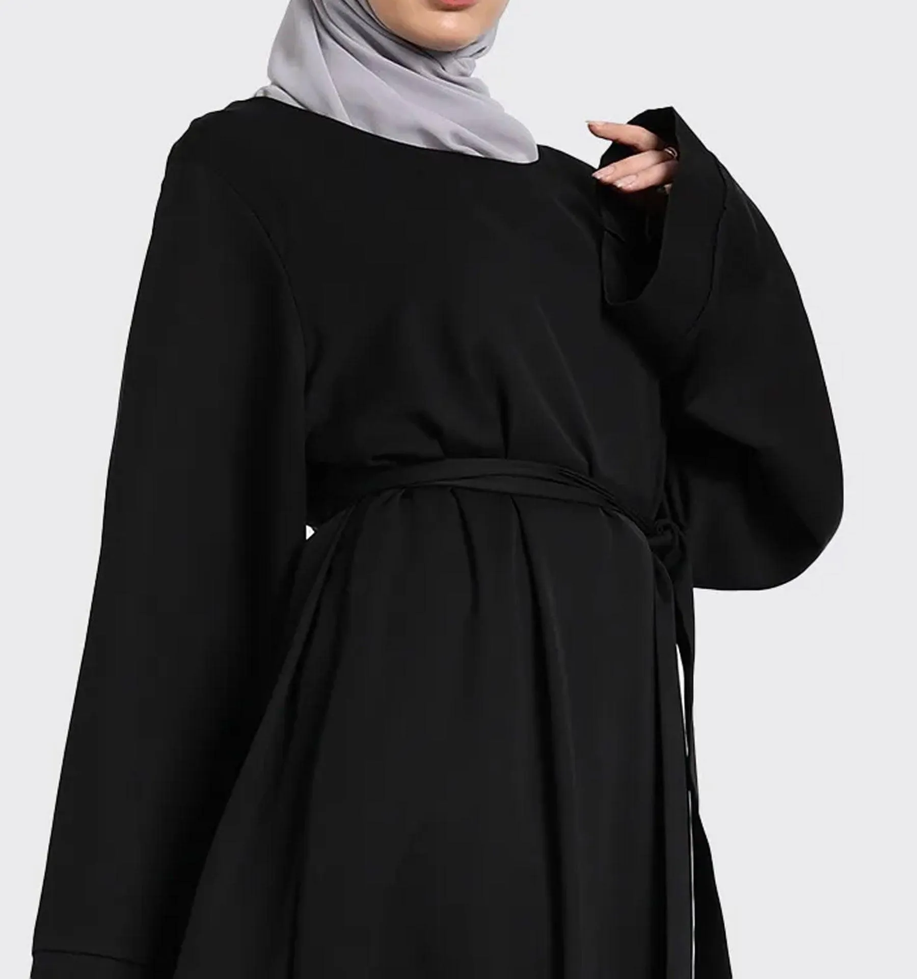 Black Plain Abaya