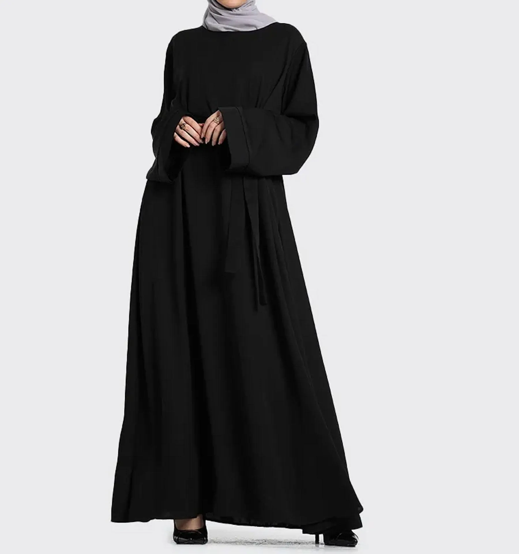 Black Plain Abaya