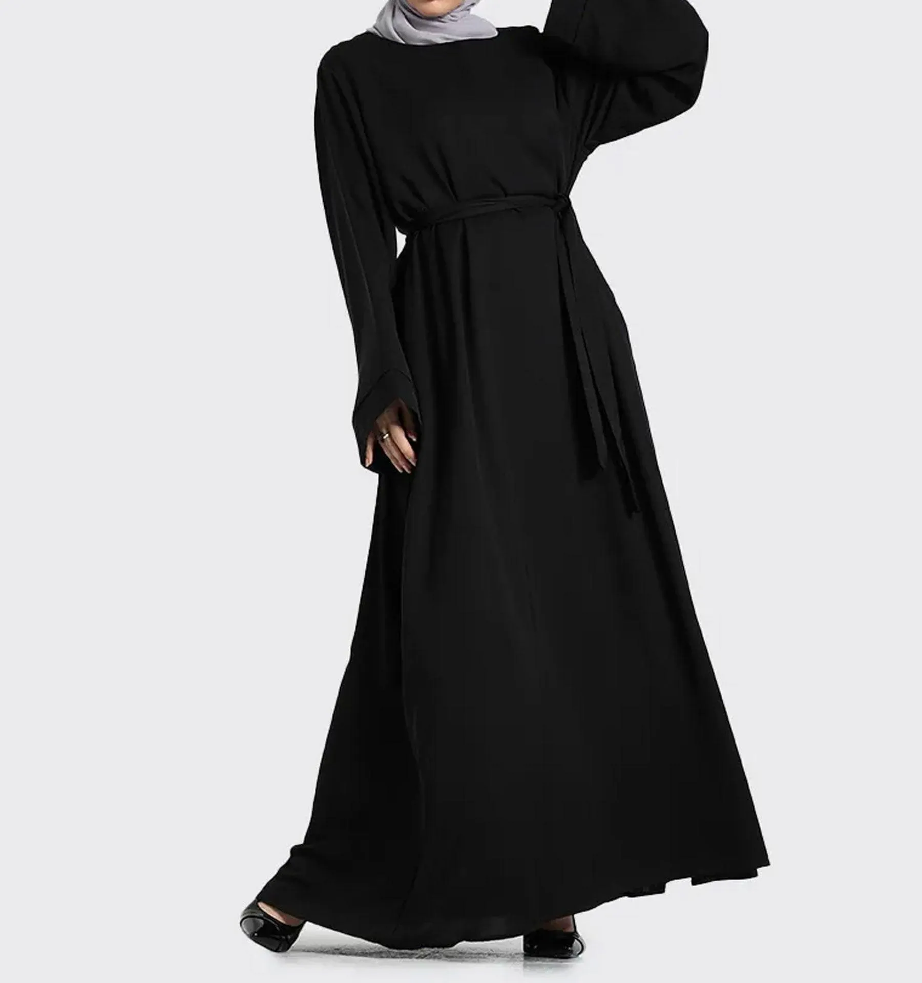 Black Plain Abaya