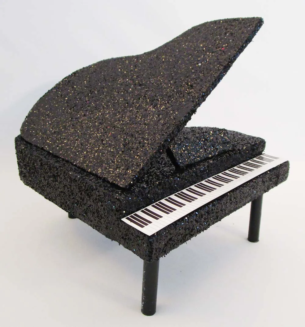 Classic Styrofoam Baby Grand Piano