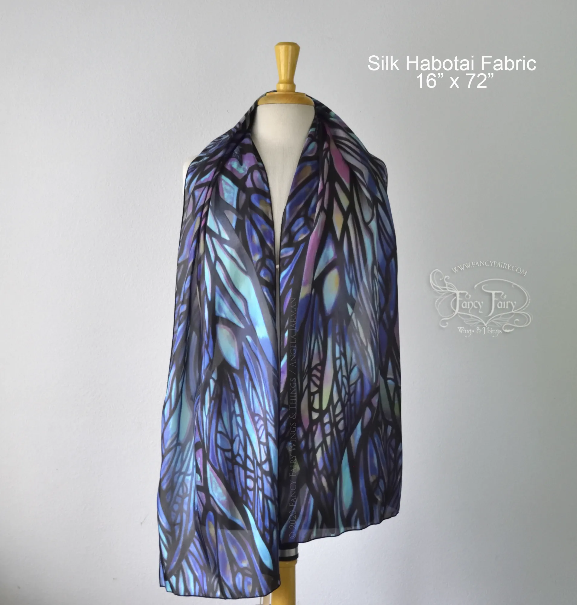 'Colette' Pixish Fairy Wings Long Scarf Made to Order