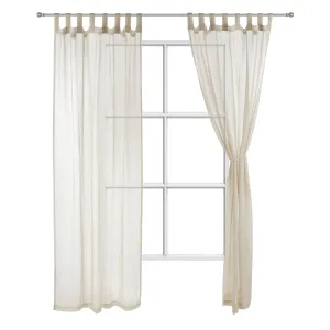 Cotopaxi Curtain Set [Natural white]