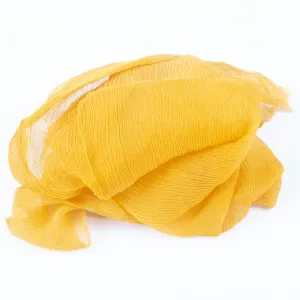 Crinkle Silk Chiffon - Umbrian Gold  DL 25