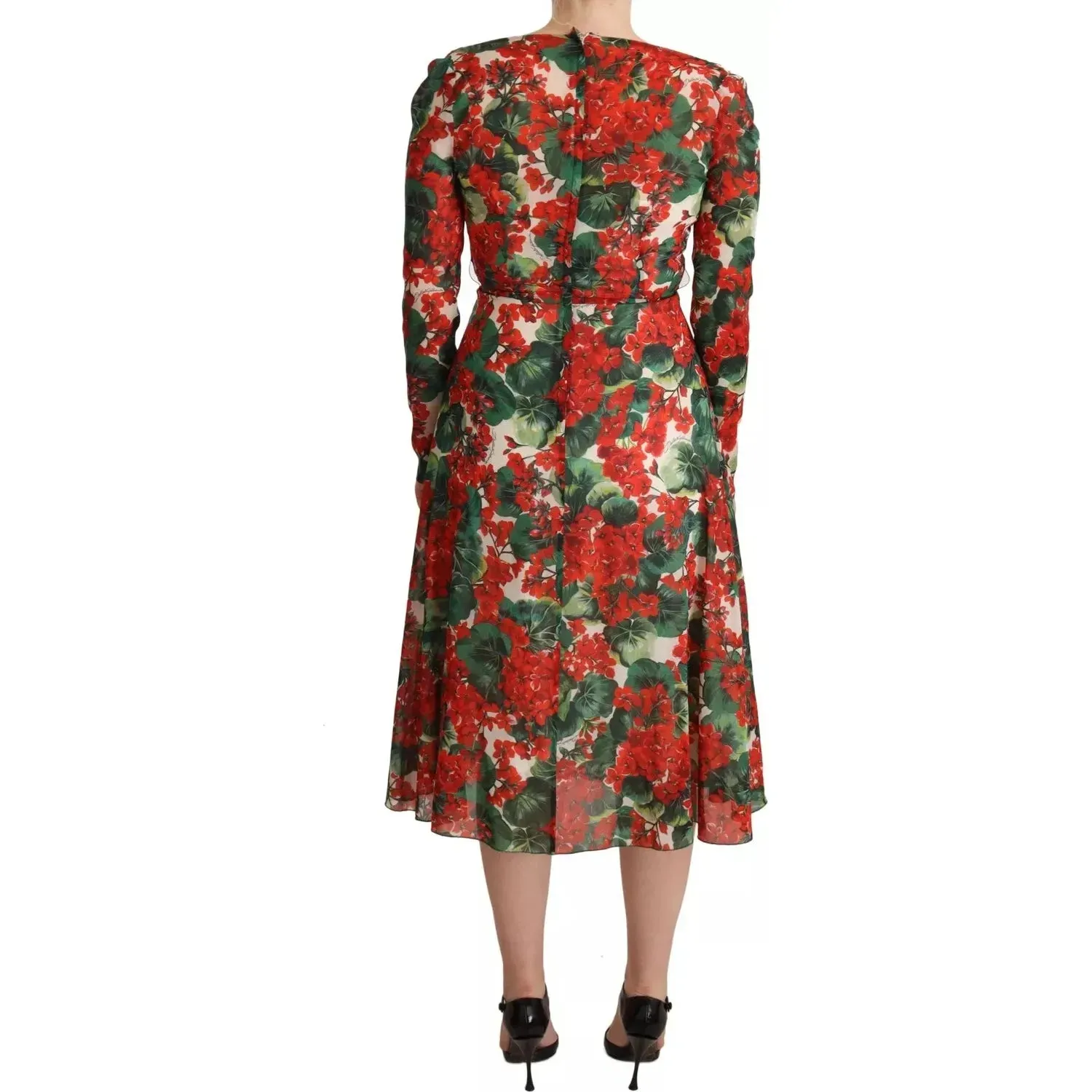 Dolce & Gabbana Multicolor Portofino-Print Shift Dress