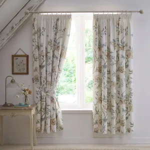 Dreams & Drapes Amelle Pencil Pleat Curtains  - Green