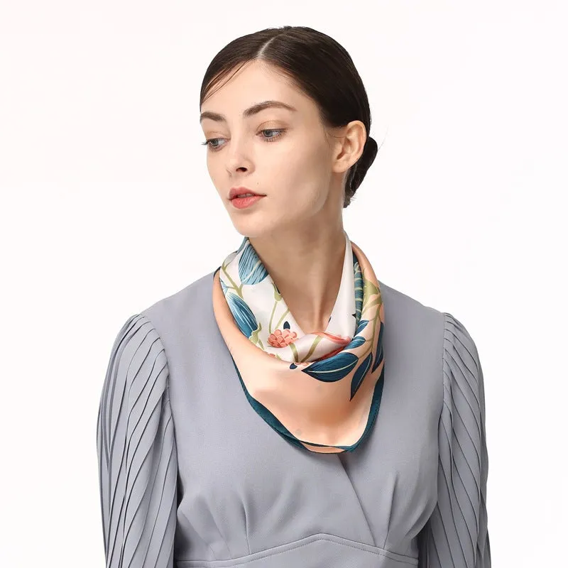 Early Spring Charmeuse Silk Scarf 65