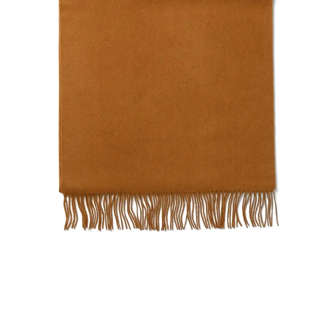 Lambswool Ladies Scarf - Mustard by Failsworth