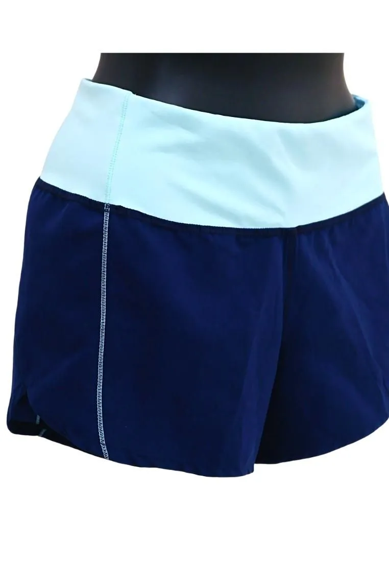 Landmark Girls Teens Dolphin Shorts - Navy- Mint