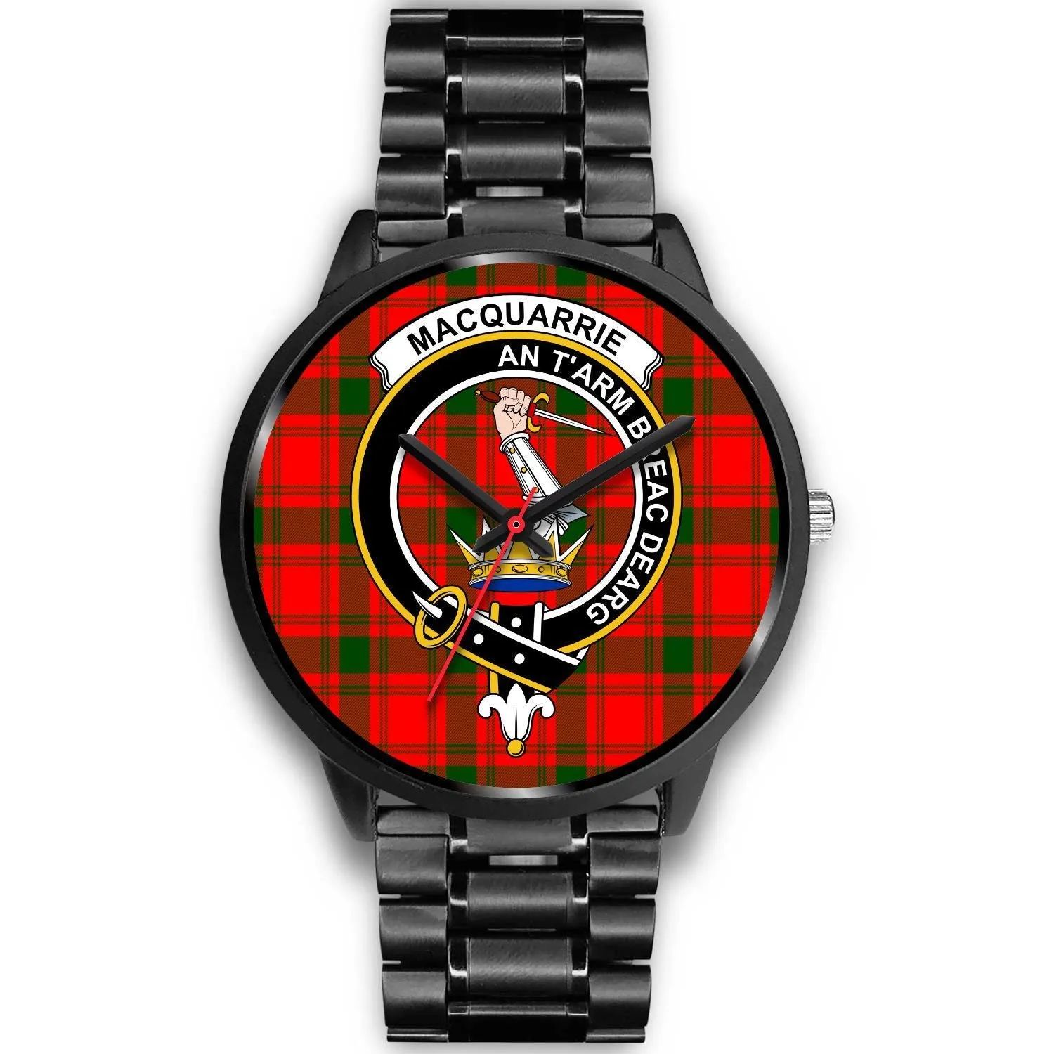 MacQuarrie Modern Clan Badge Tartan Black Watch