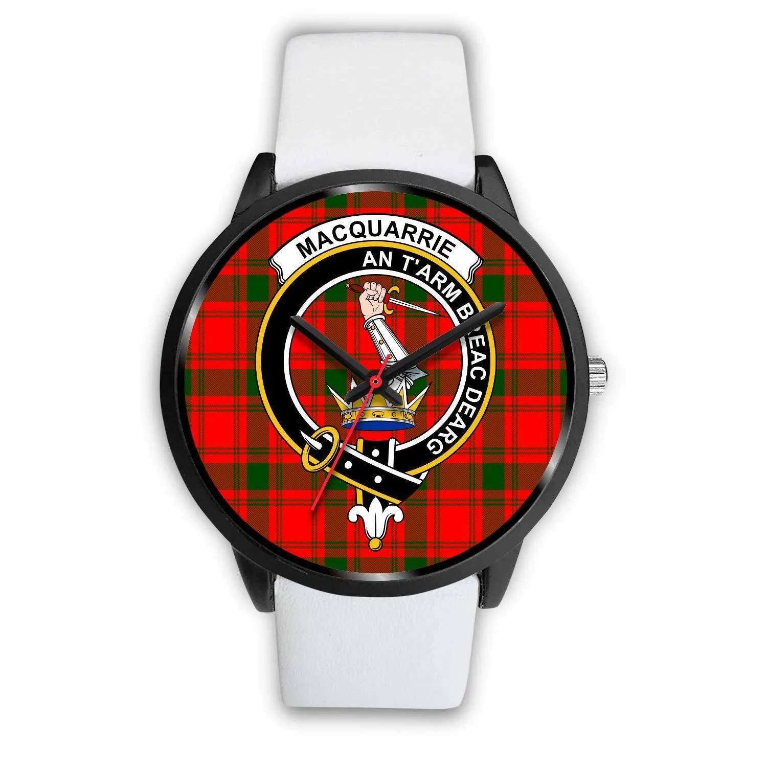 MacQuarrie Modern Clan Badge Tartan Black Watch