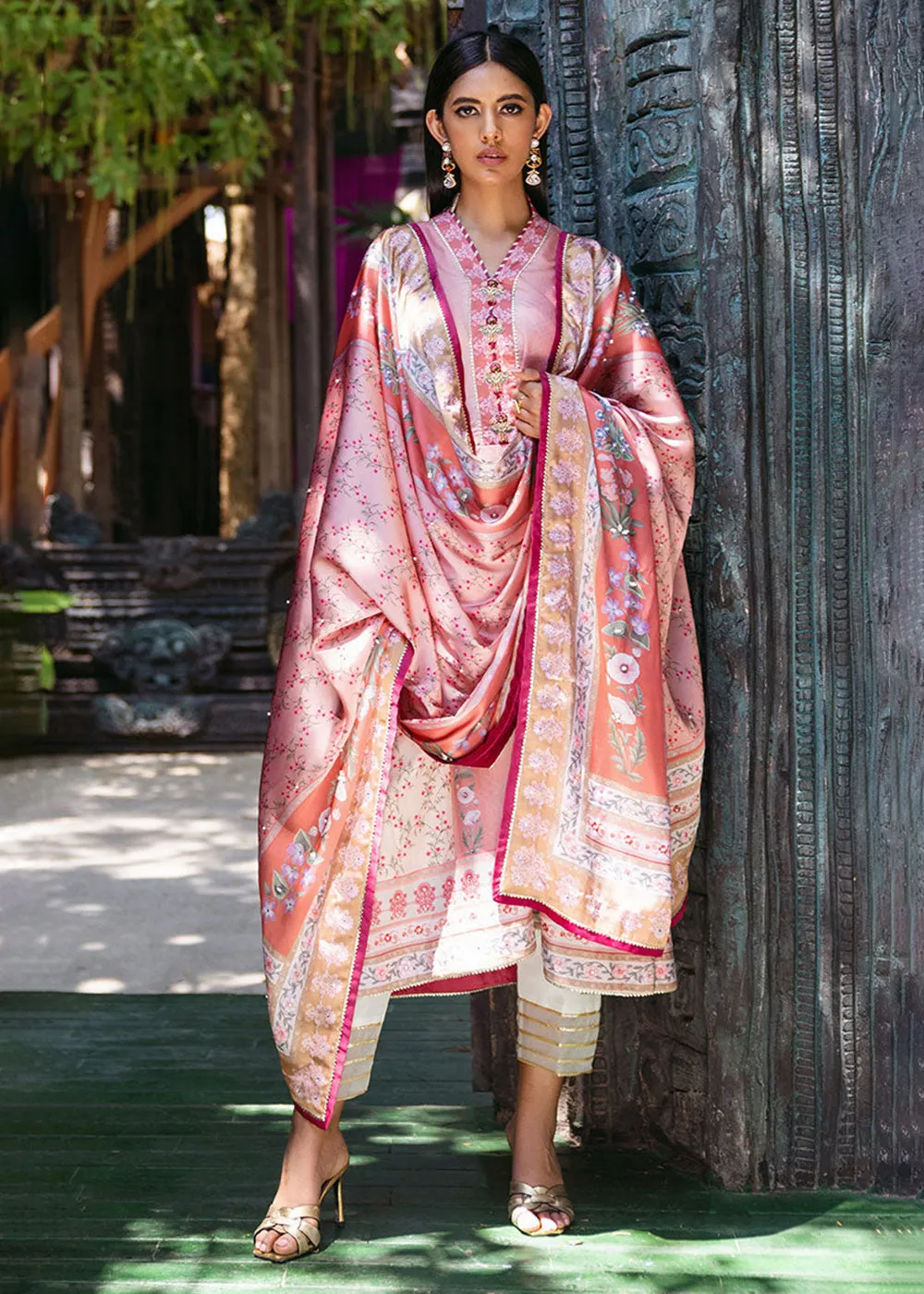 Nirvana Unstitched Silk Edit '24 by Mushq | Roseate