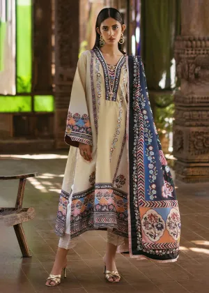 Nirvana Unstitched Silk Edit '24 by Mushq | Taupe