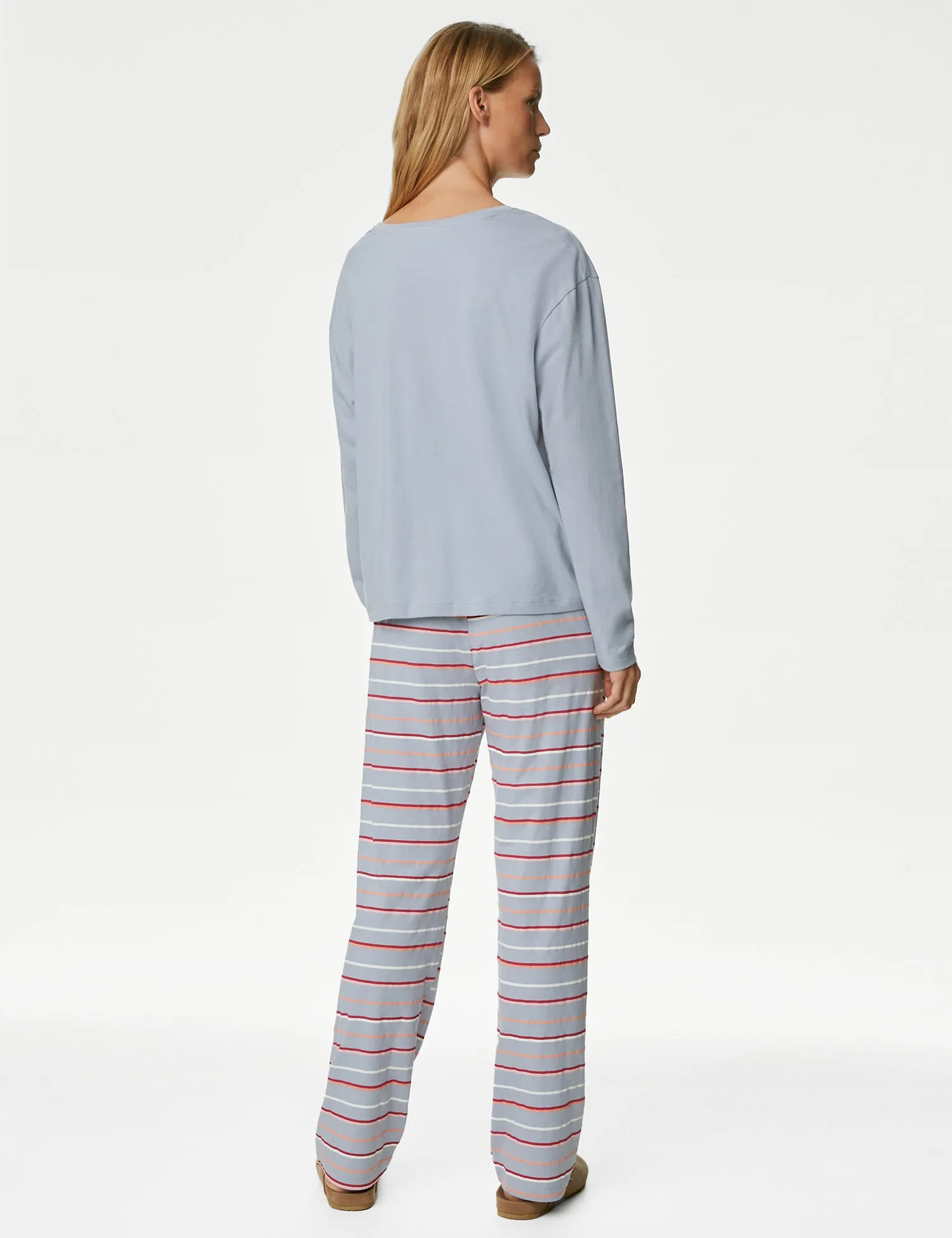 Pure Cotton Relax Slogan Pyjama Set