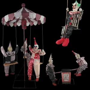 "Clowns" Electric Animated Halloween Props - Package Deal