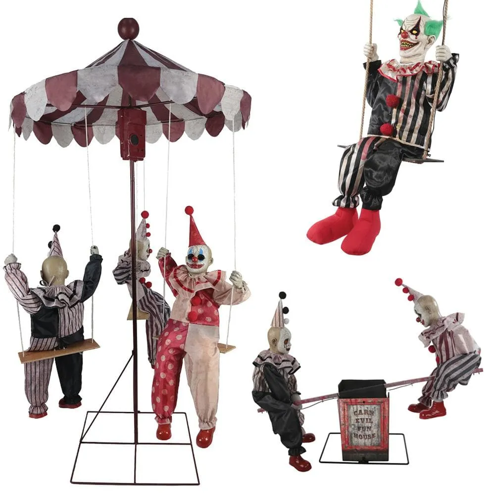 "Clowns" Electric Animated Halloween Props - Package Deal