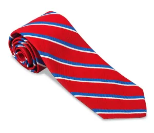 Red Roma Stripes Necktie - F4992