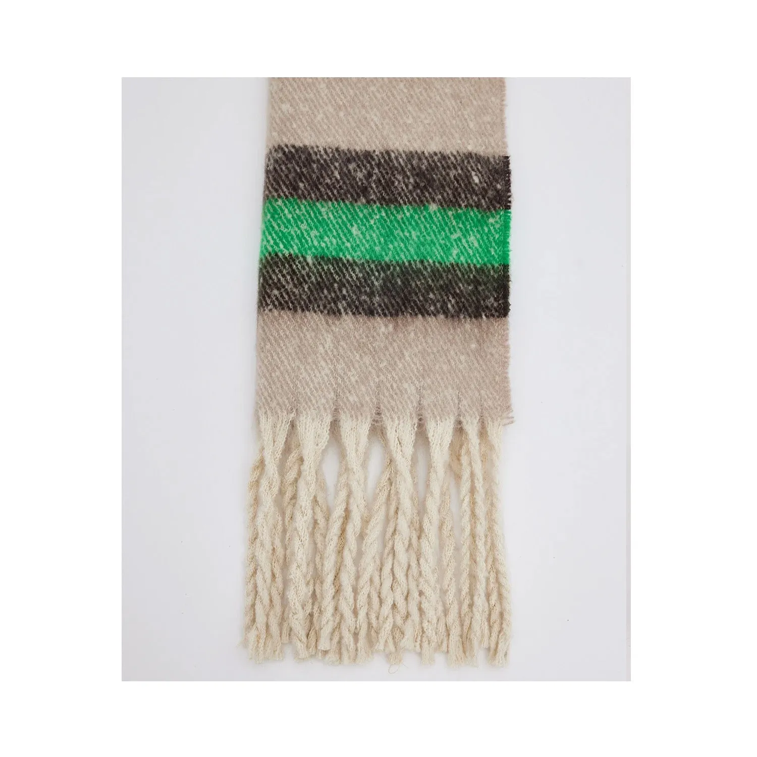 Scarf Cameron - Green   Grey