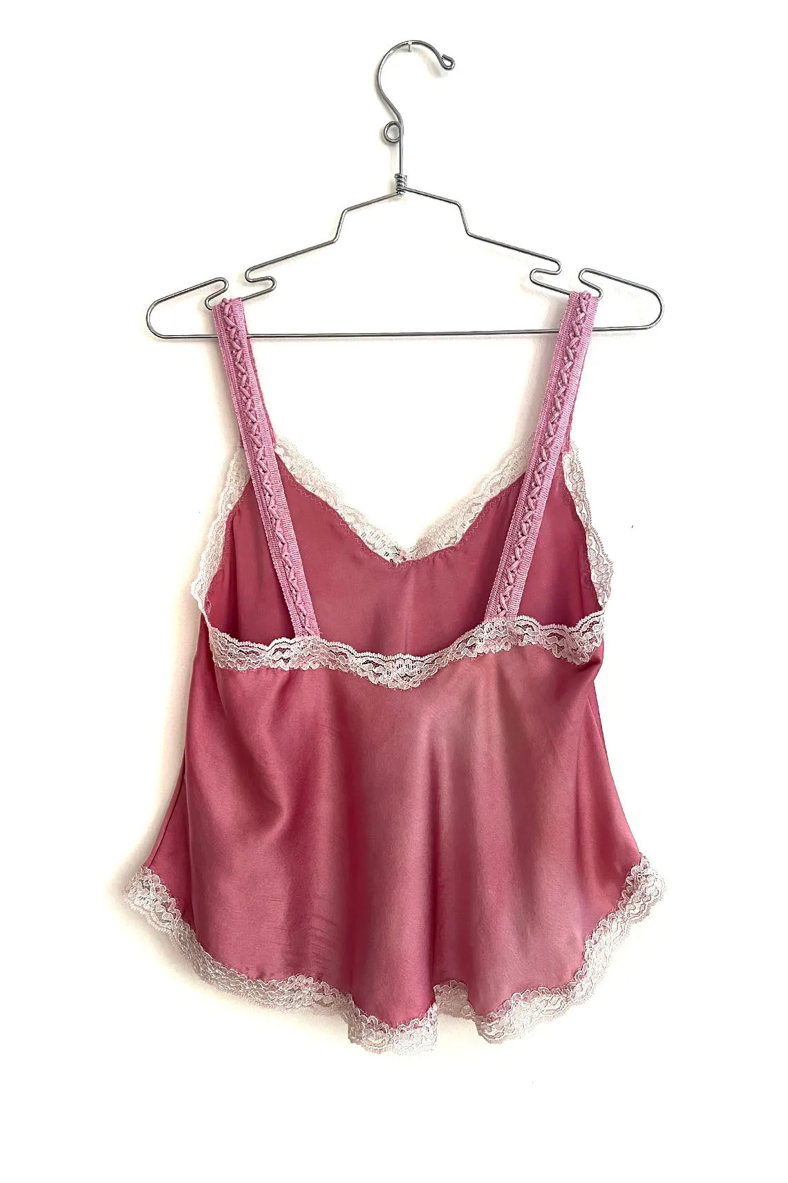 Sonnet Camisole in Rose Silk Charmeuse