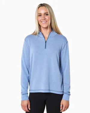 Toes On The Nose Barrel Quarter-Zip | Women's (Sea Silk) in Pacific