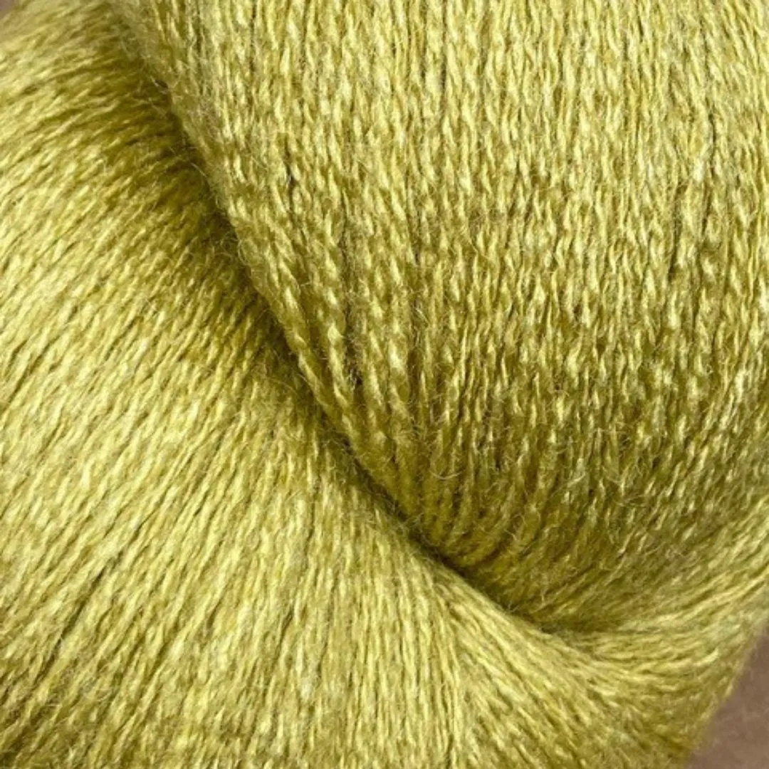 Zephyr Wool-Silk Cones | 2/18 Lace Weight Yarn | 1lb Cone, 5,040 Yards | 50% Merino Wool & 50% Tussah Silk