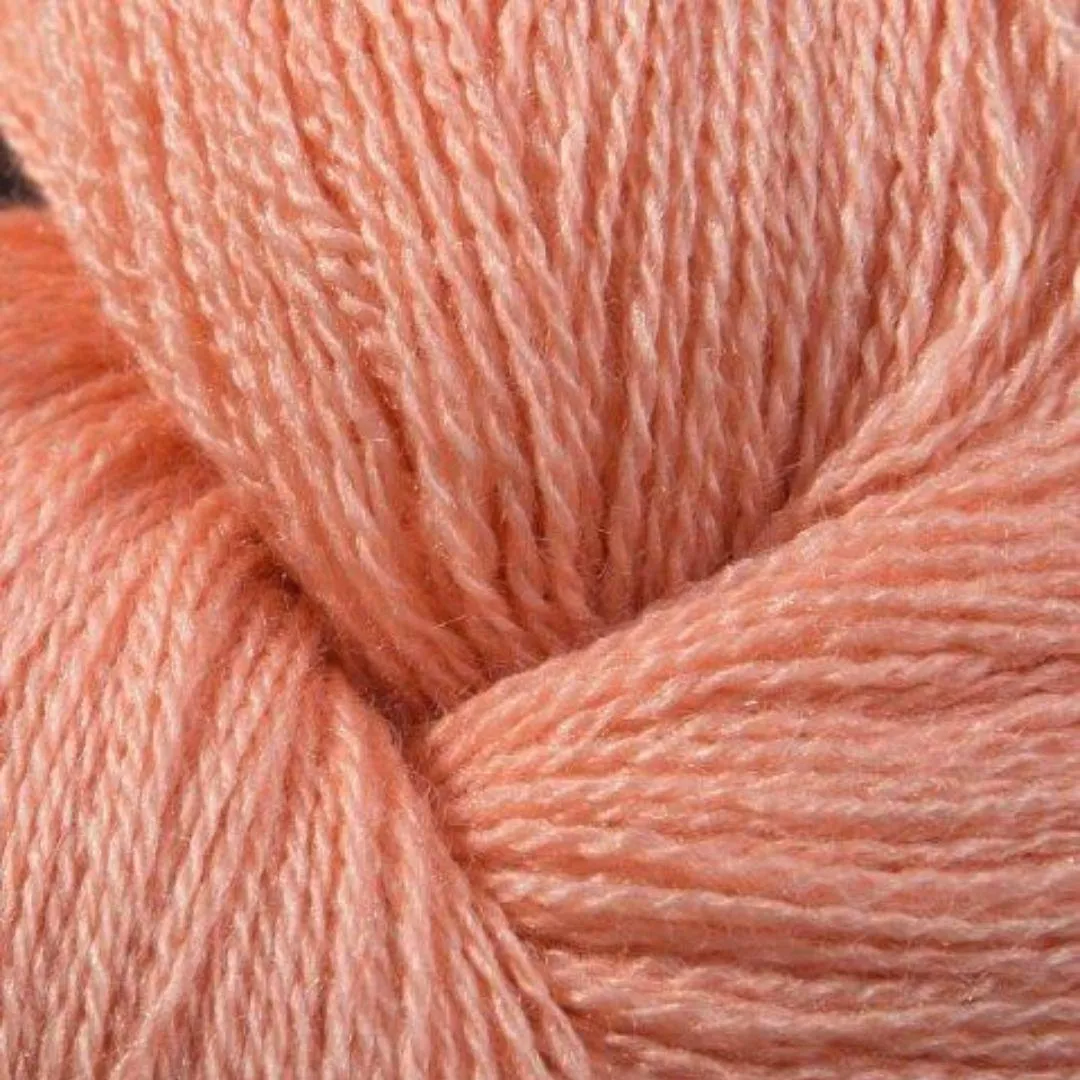 Zephyr Wool-Silk Cones | 2/18 Lace Weight Yarn | 1lb Cone, 5,040 Yards | 50% Merino Wool & 50% Tussah Silk